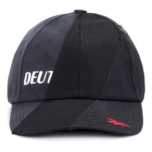 Vetements x Reebok colab patchwork cap